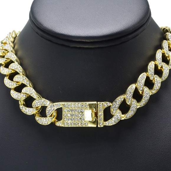 Iced Out Heavy Luxury Miami Cuban Necklace - Picture 1 of 5